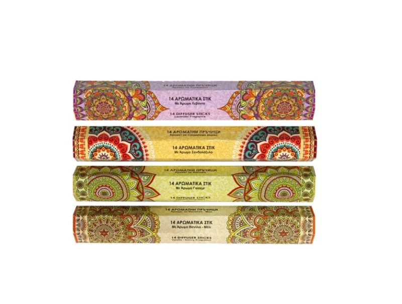 Betisoare Parfumate Div. Sort. 4Buc Pan Aroma